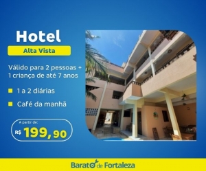 Super Oferta Bdf Hotel Alta Vista Canoa Quebrada Pousada Hospedagem Familia Diarias Cafe da manha