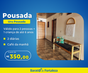 Super Oferta Bdf Uru Pousada Jeri Bdf Diarias Hospedagem Cafe da manha Curta o sol e o mar Jericoacoara