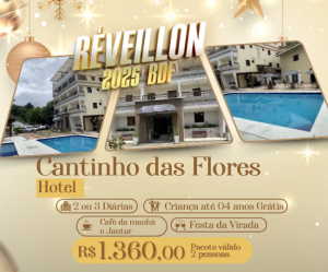 Reveillon Bdf 2025 Guaramiranga na Virada no Hotel Cantinho das Flores a Natureza e o Clima Aconchegante