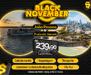 Black November Pacote Completo Viagem Joao Pessoa Praia do Jacare Holliday