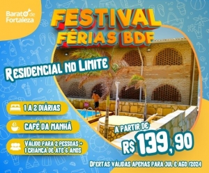 Festival Ferias Bdf Residencial no Limite Beberibe Pousada Hospedagem Familia Diarias Cafe da manha