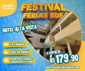 Festival Ferias Bdf Hotel Alta Vista Canoa Quebrada Pousada Hospedagem Familia Diarias Cafe da manha