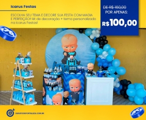 Escolha seu Tema e Decore sua Festa com Magia e Perfeicao com Kit de Decoracao Personalizado